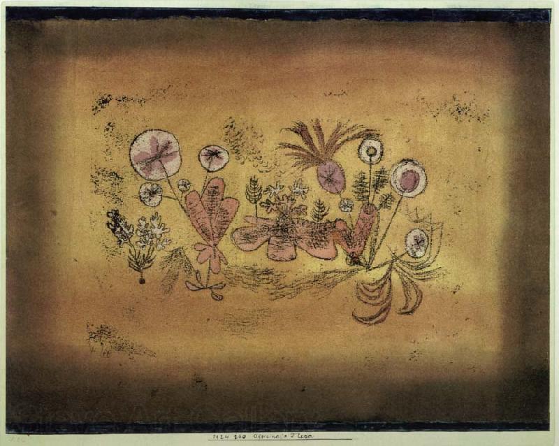 Paul Klee Medicinal flora France oil painting art
